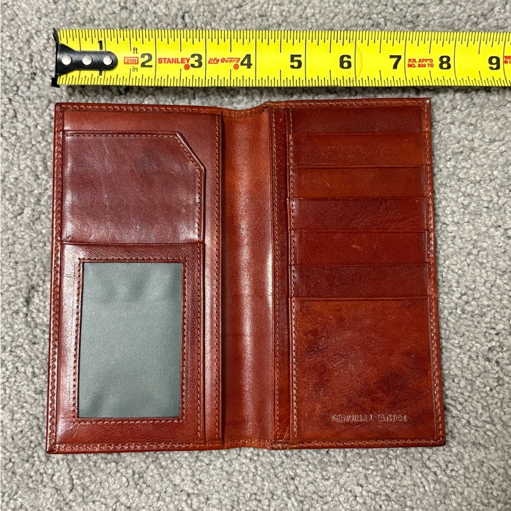 Breast Coat Pocket wallet 100% leather made in Italy - Picture 6 of 12
